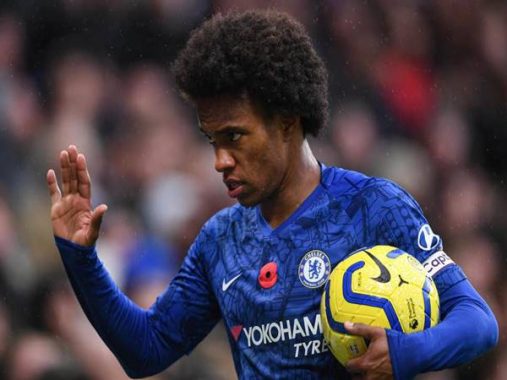 Tiền đạo Willian đang có ý định rời Chelsea tìm miền đất mới