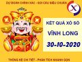 Thống kê KQXSVL thứ 6 ngày 30-10-2020