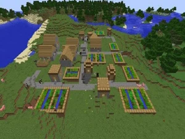 Cách tìm dân làng trong minecraft trên máy tính