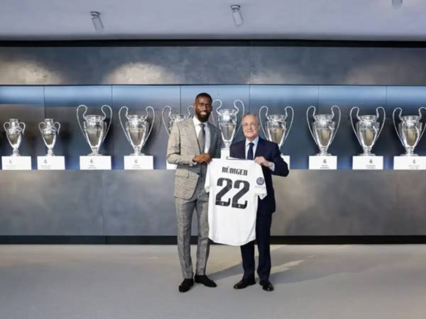 Số áo của Rudiger ở Real Madrid