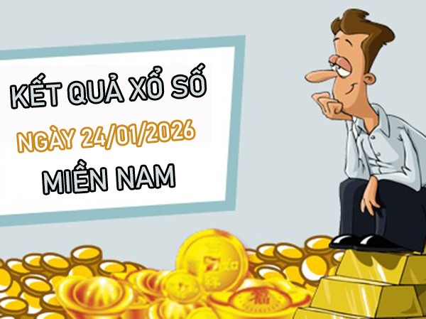 Dự đoán XSMN 24/1/2026 – Soi cầu Miền Nam thứ 7 chính xác 100