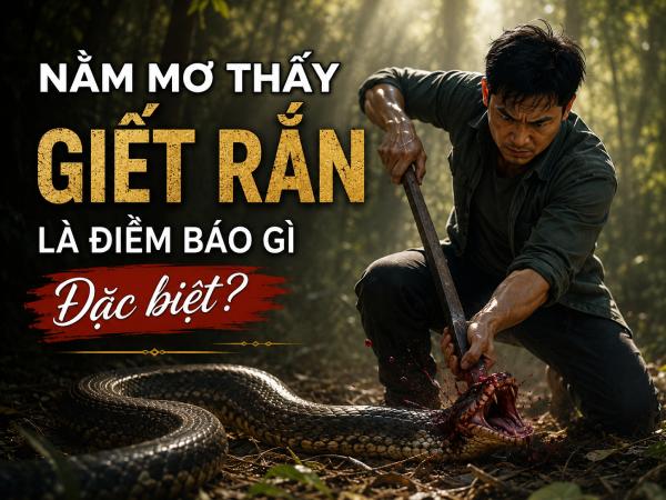 Nằm mơ thấy giết rắn là điềm báo gì đặc biệt